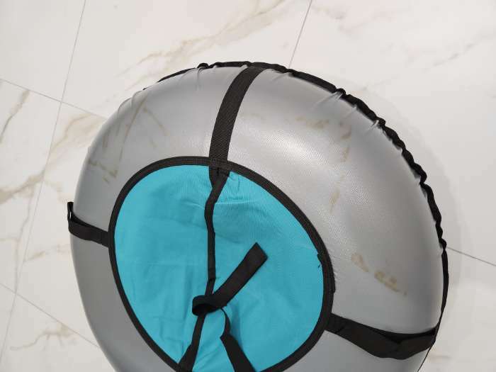Фотография покупателя товара Тюбинг-ватрушка ONLITOP, диаметр чехла 85 см, цвета МИКС - Фото 4