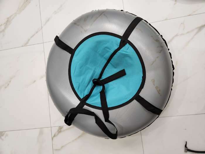 Фотография покупателя товара Тюбинг-ватрушка ONLITOP, диаметр чехла 85 см, цвета МИКС - Фото 9
