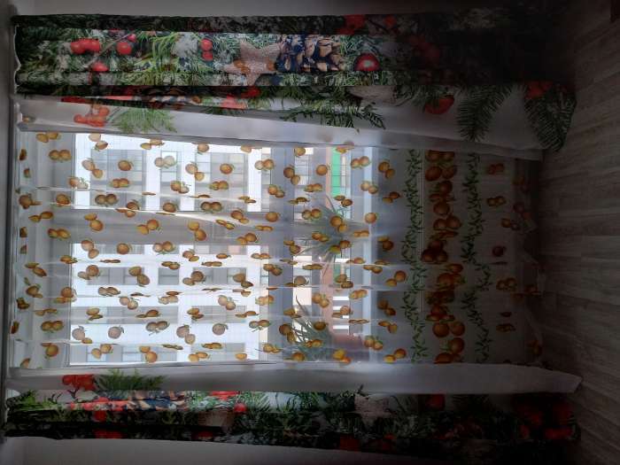 Фотография покупателя товара Тюль "Этель"Мандариновый рай б/ утяжелителя, ширина 260 см, высота 250 см - Фото 1
