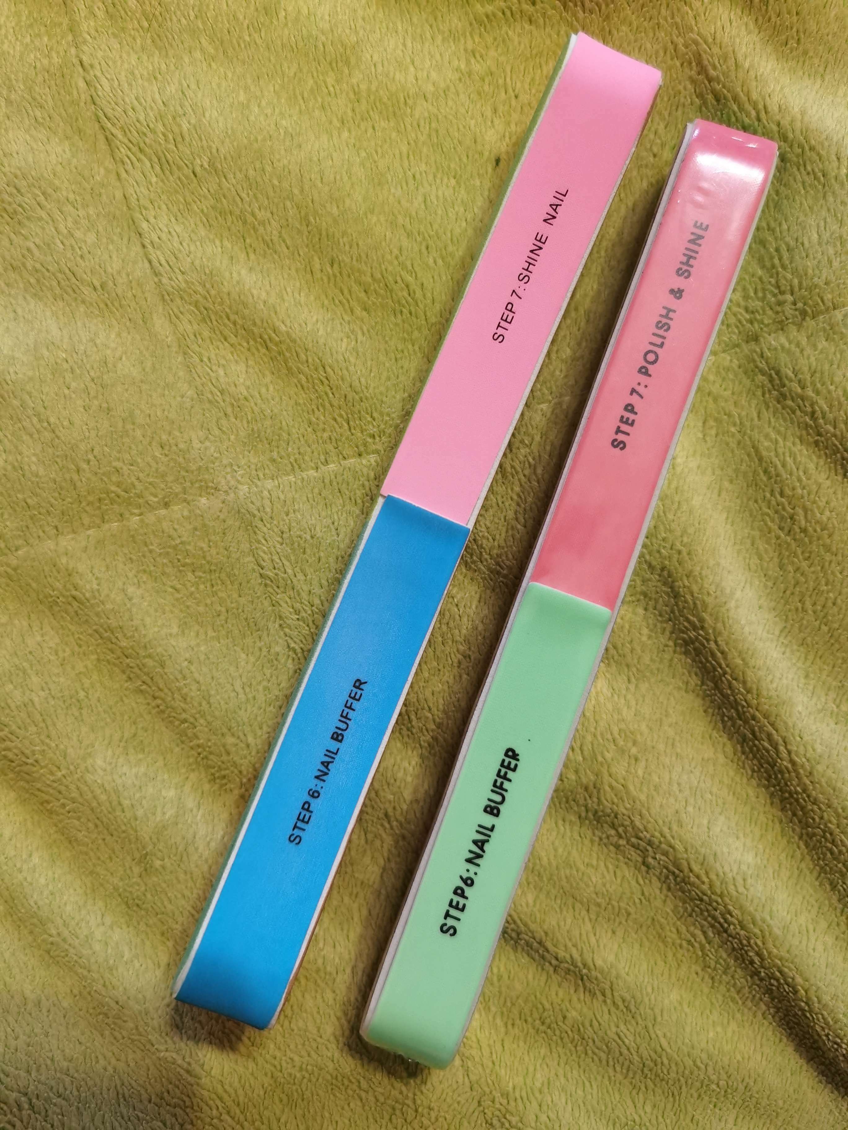 Фотография покупателя товара Шлифовка-полировка, 7 в 1, 18 см, бумеранг, разноцветная - Фото 1