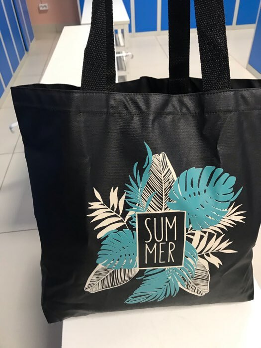 Фотография покупателя товара Сумка шоппер SUMMER, 43х10х34 см, отд без молнии, без подкладки, цвет чёрный - Фото 3