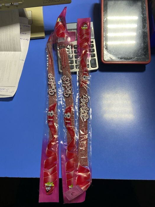 Фотография покупателя товара Мармеладная лента Jelaxy Belts Strawberry, 15 г - Фото 1