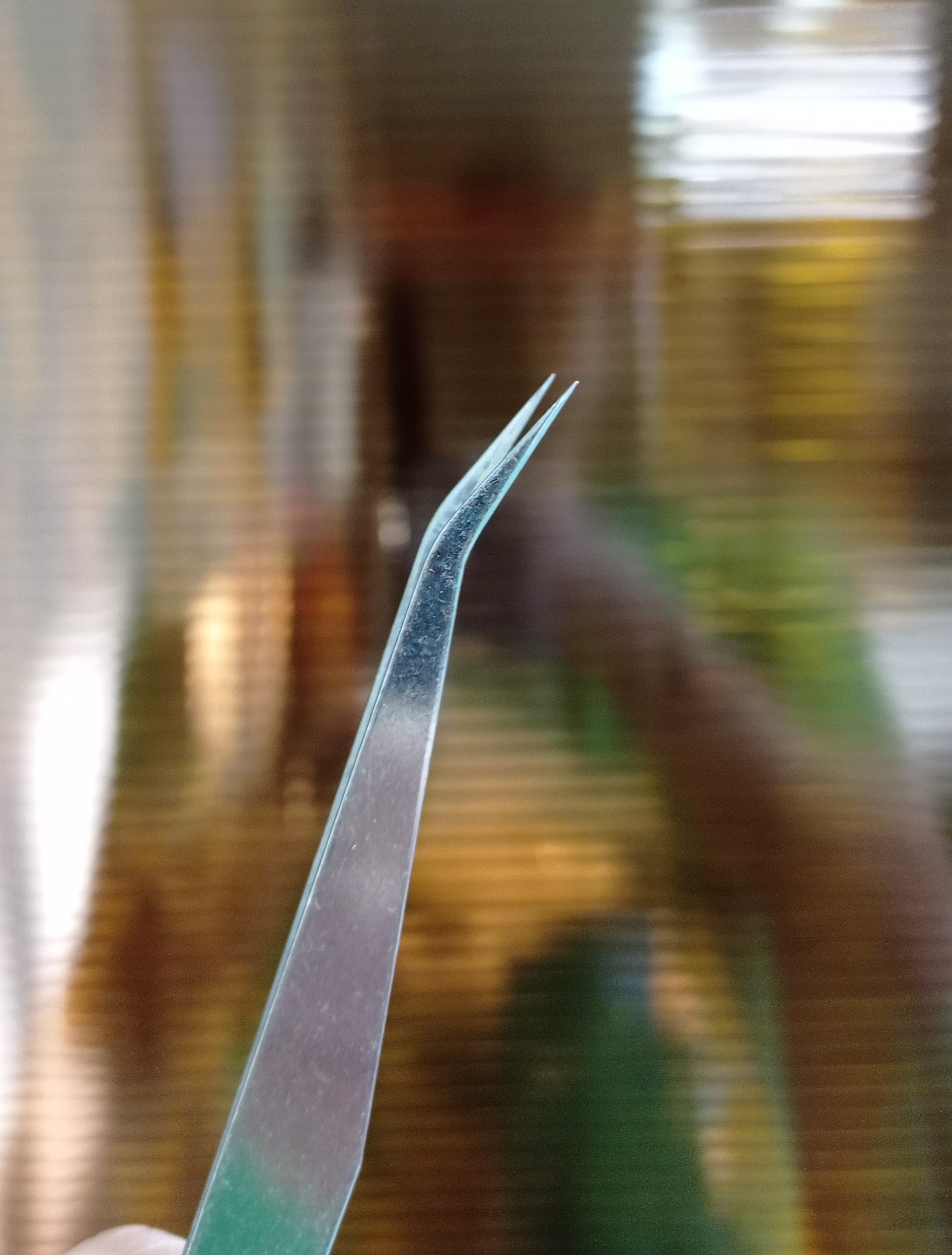 Фотография покупателя товара Набор пинцетов для рукоделия, прямой и изогнутый, 12, 5 / 13 см, 2 шт, цвет серебряный