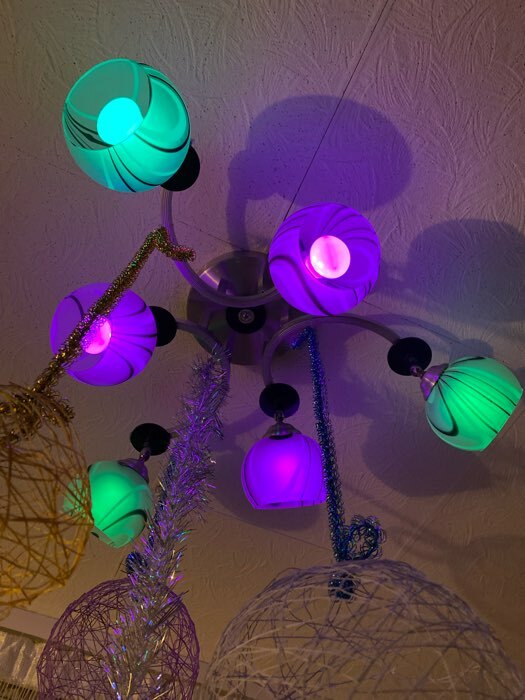 Фотография покупателя товара Лампа светодиодная декоративная Luazon Lighting "Фонарик", 5 SMD2835, для белт-лайта, синий - Фото 1