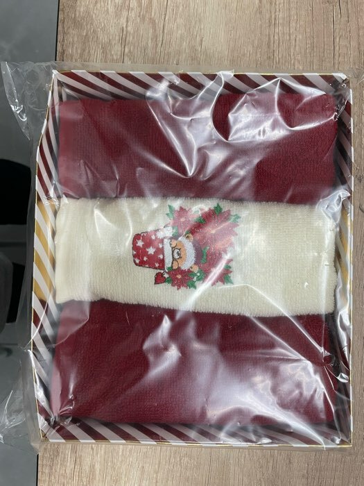Фотография покупателя товара Набор полотенец «Новогодний мишка» 30х60 см- 3 шт - Фото 2