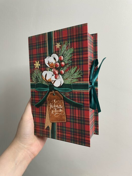 Фотография покупателя товара Коробка‒книга «Для тебя в Новый год», 20 × 12.5 × 5 см