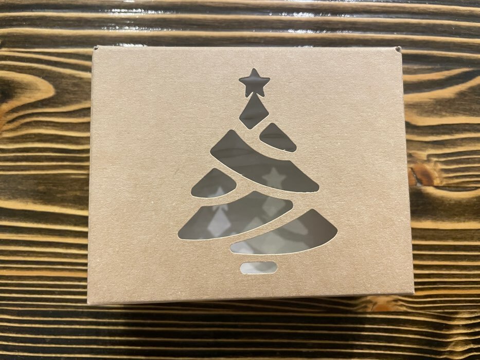 Фотография покупателя товара Коробка складная "Елочка", крафт, 10 х 8 х 3,5 см - Фото 1