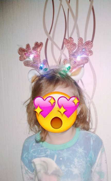 Фотография покупателя товара Карнавальный ободок «Рога» световой, цвета МИКС - Фото 1