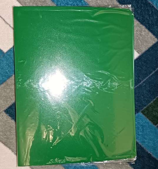 Фотография покупателя товара Папка с 100 вкладышами А4, 700 мкм, Calligrata, текстура "песок", зелёная - Фото 1