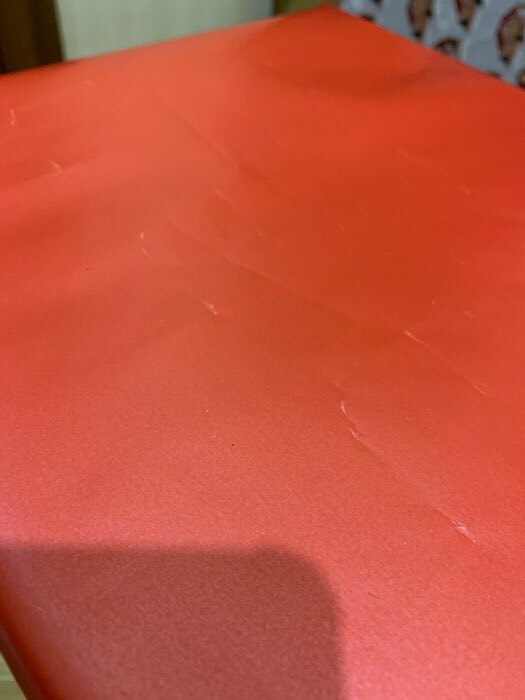Фотография покупателя товара Бумага перламутровая, красная, 0,5 х 0,7 м, 2 шт. - Фото 3