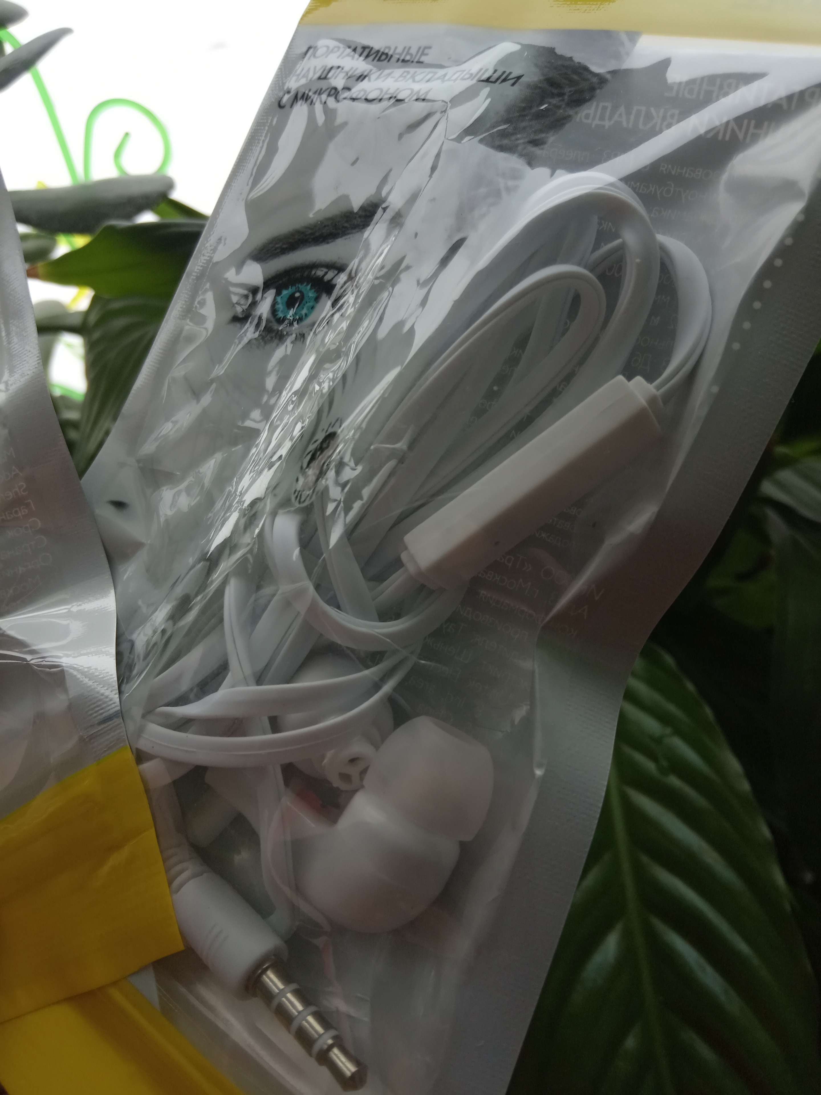 Фотография покупателя товара Наушники Ritmix RH-004M, вакуумные, микрофон, 100 дБ, 32 Ом, 3.5 мм, 1.2 м, белые - Фото 2