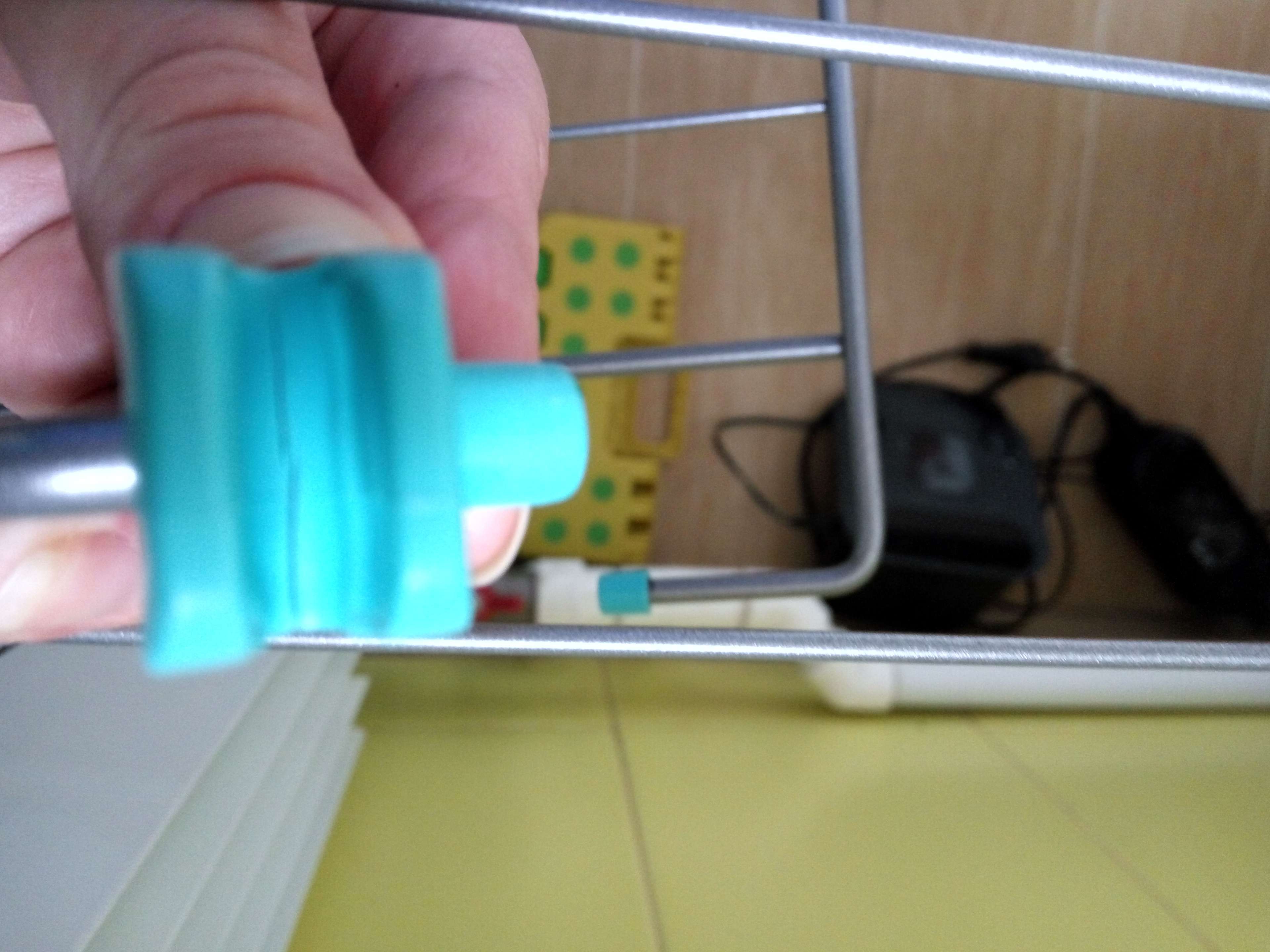 Фотография покупателя товара Сушилка для белья на радиатор, 2 яруса, 65×23,5×36 см, цвет серый - Фото 1