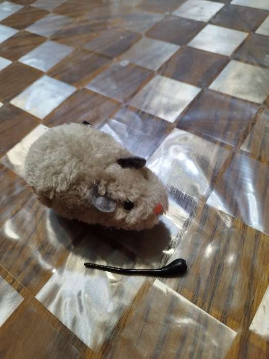 Фотография покупателя товара Мышь заводная меховая малая, 8,5 см, серая - Фото 10