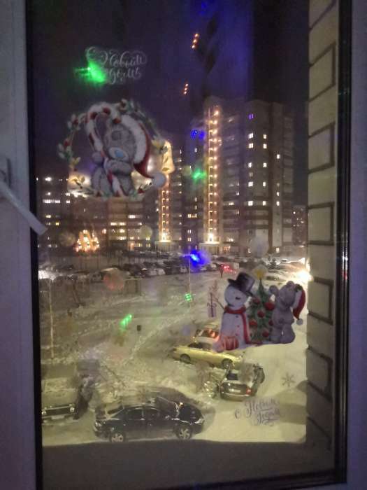 Фотография покупателя товара Наклейка на окно "С Новым годом!", Me To You - Фото 2