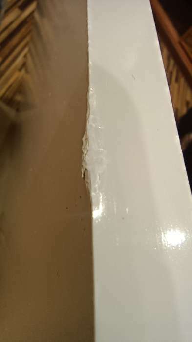 Фотография покупателя товара Гостиная Линда подвесная, Белый ЛДСП/Белое стекло