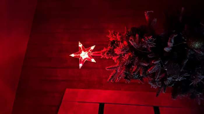Фотография покупателя товара Светодиодная верхушка на ёлку «Звезда красная» 15 см, 10 LED, провод 2 метра, 220 В, свечение красное - Фото 12