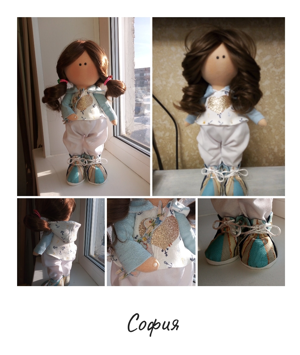 Фотография покупателя товара Волосы‒тресс для кукол «Кофейные истории» набор для декора, 15 × 100 см - Фото 1