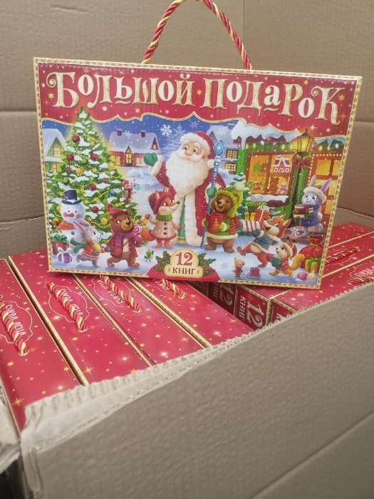 Фотография покупателя товара Новогодний набор 2022 «Буква-Ленд», 12 книг в подарочной коробке - Фото 49