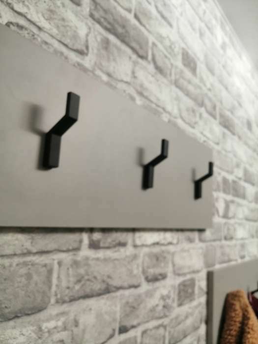 Фотография покупателя товара Крючок мебельный CAPPIO, однорожковый, цвет черный - Фото 2