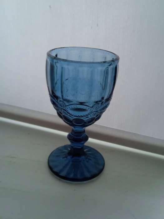 Фотография покупателя товара Бокал из стекла Magistro «Ла-Манш», 250 мл, 8×15,5 см, цвет синий - Фото 6