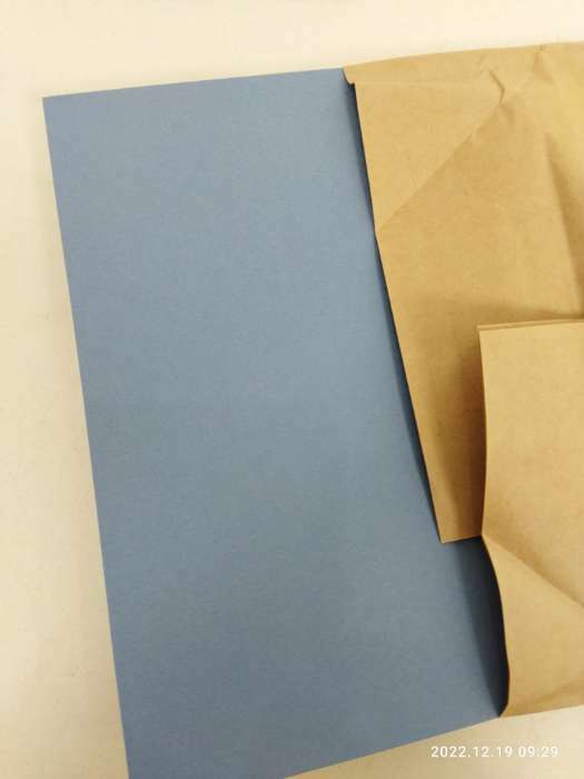 Фотография покупателя товара Картон цветной тонированный А4, 200 г/м², синий - Фото 1