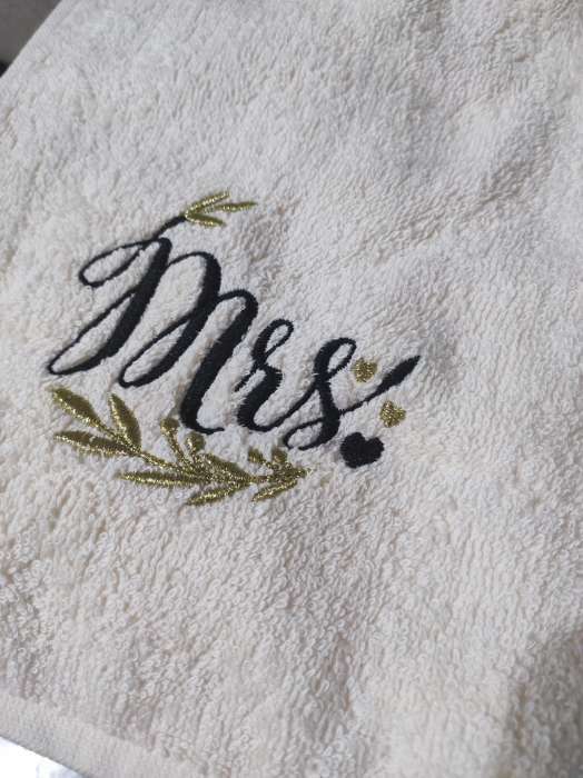 Фотография покупателя товара Полотенце махровое Этель Missis 70х130см, 100% хлопок, 350 г/м2 - Фото 1