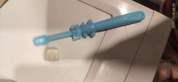 Фотография покупателя товара Зубная щётка, детская, 2-9 лет, 10 000 щетинок, ультрамягкая, синяя - Фото 3