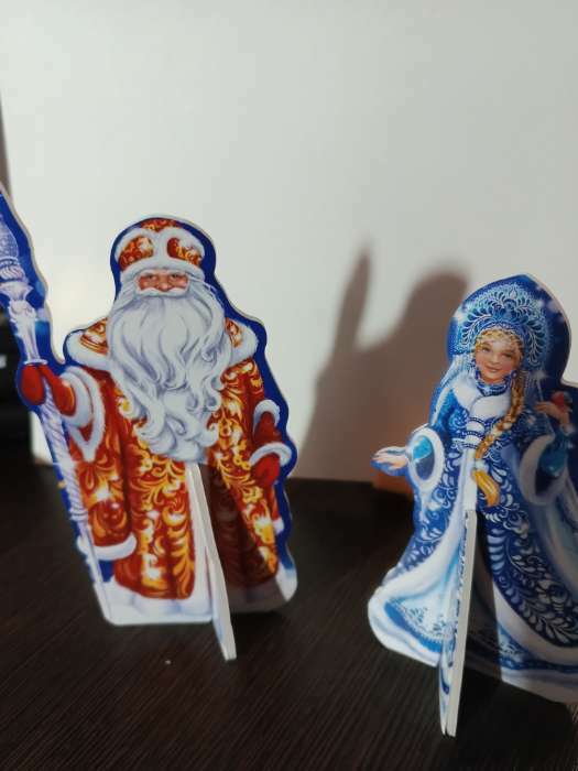 Фотография покупателя товара 3D Конструктор фигурки «Дед мороз и снегурочка» - Фото 1