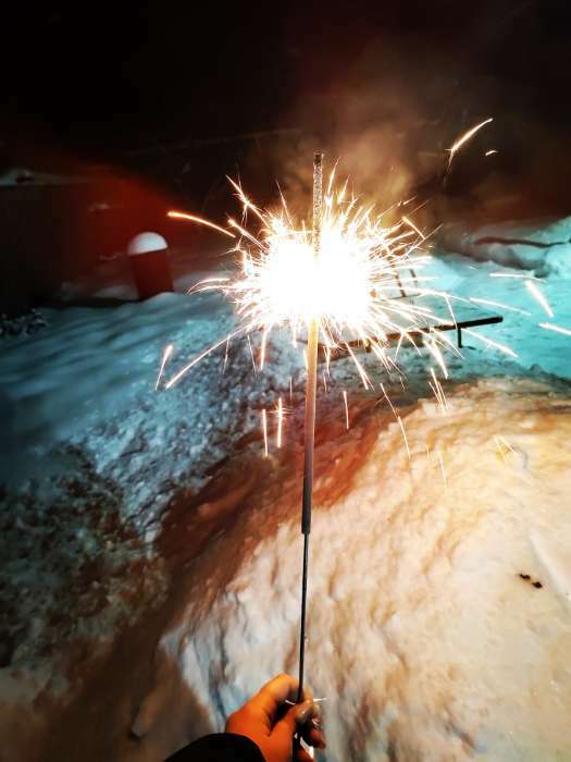 Фотография покупателя товара Бенгальские огни, 60 см, 3 штуки, "Новогодние", 240 сек - Фото 3