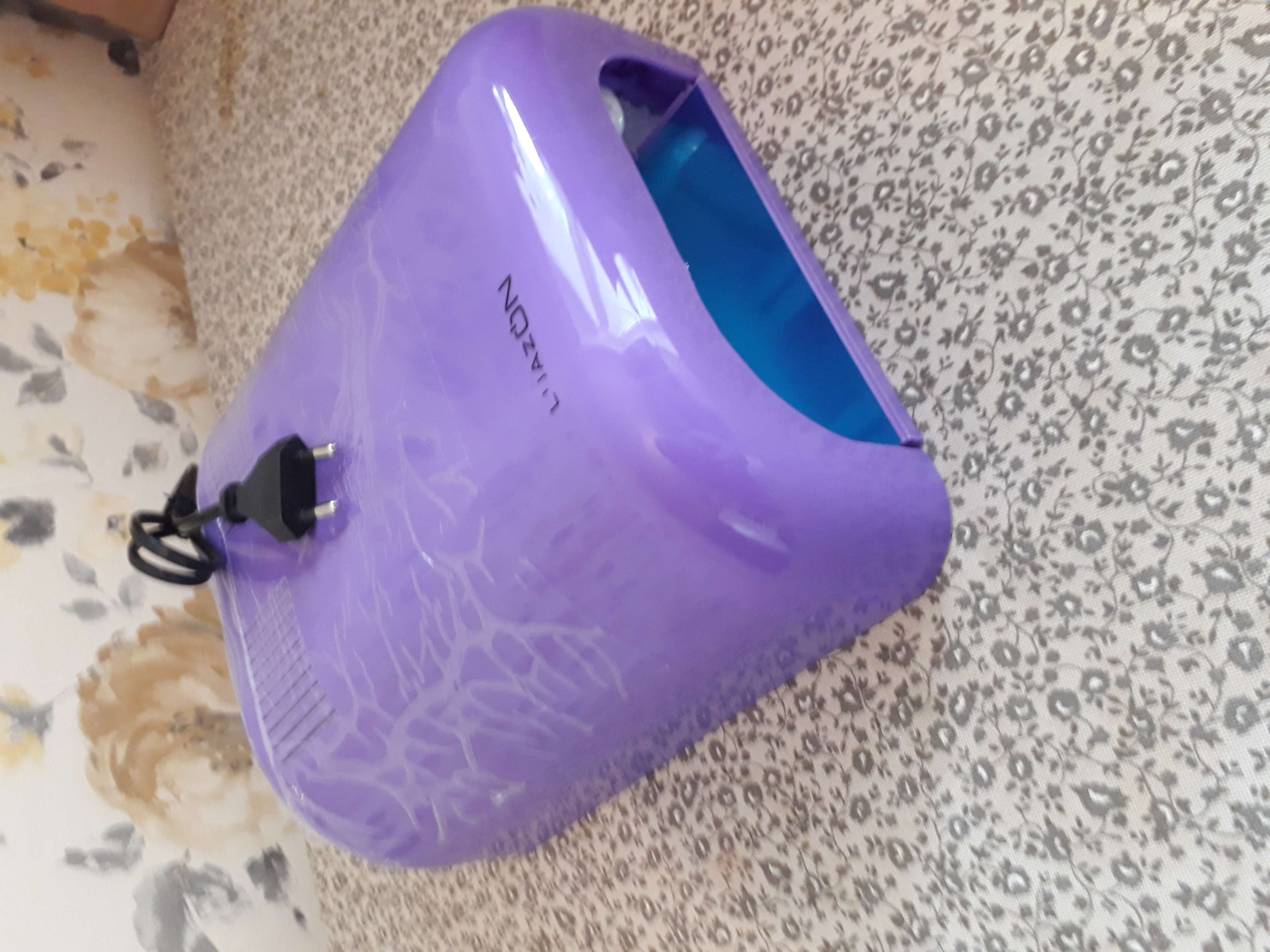 Фотография покупателя товара Лампа для гель-лака Luazon LUF-07, UV, 36 Вт, глянцевая, фиолетовая
