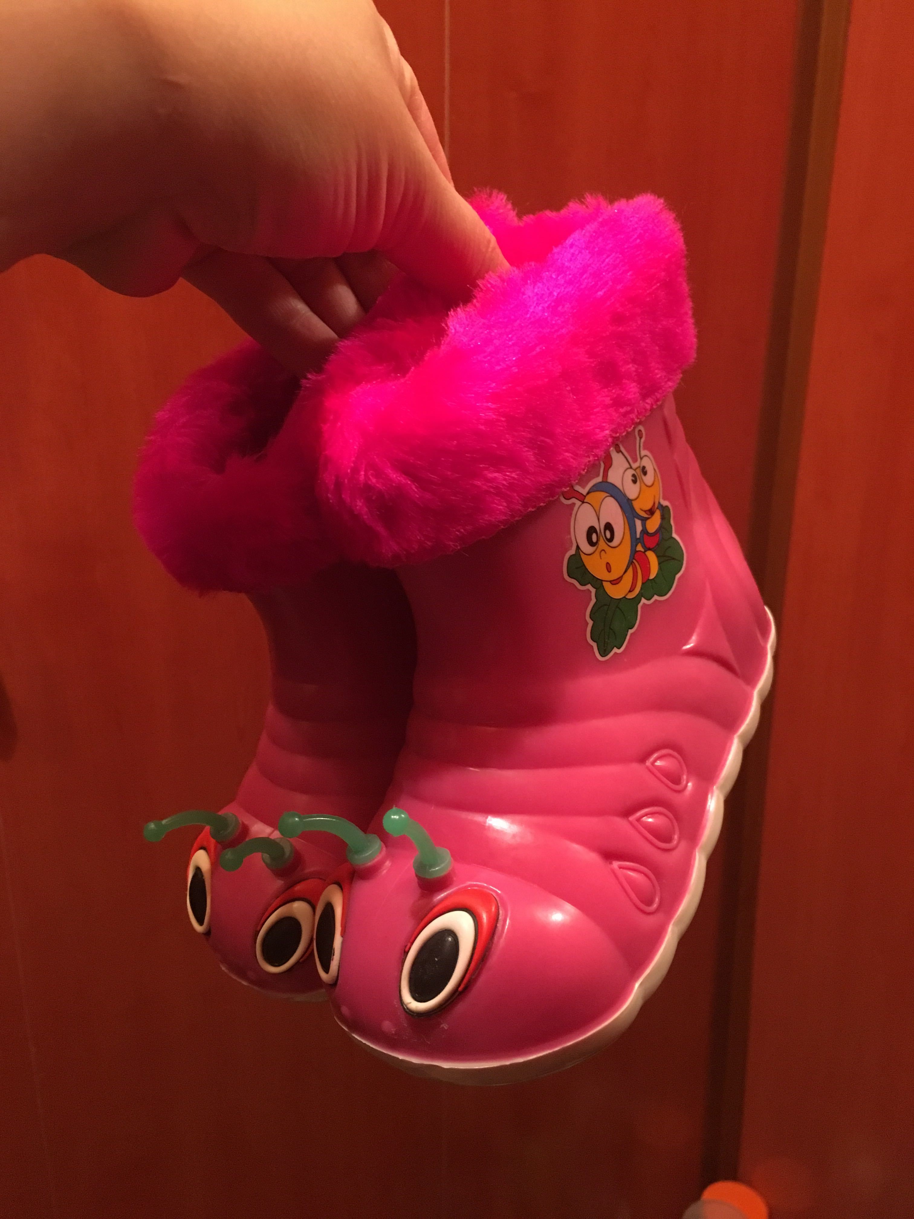Фотография покупателя товара Сапоги детские «Улитка», цвет розовый, размер 24 - Фото 2