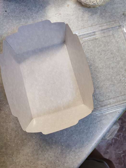 Фотография покупателя товара Упаковка, салатник с прозрачной крышкой, 16,5 х 12 х 4,5 см, 0,4 л - Фото 3