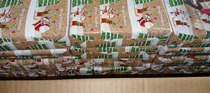 Фотография покупателя товара Бумага упаковочная глянцевая "Новогоднее путешествие", 70 х 100 см,1 лист