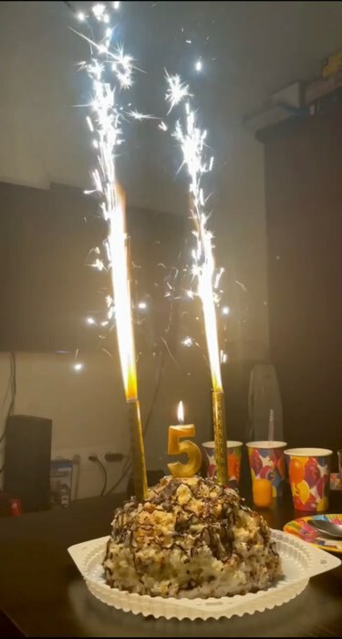 Фотография покупателя товара Свечи фонтаны для торта "Неон", 17,5 см, 60 секунд, цветное пламя, 4 шт - Фото 29