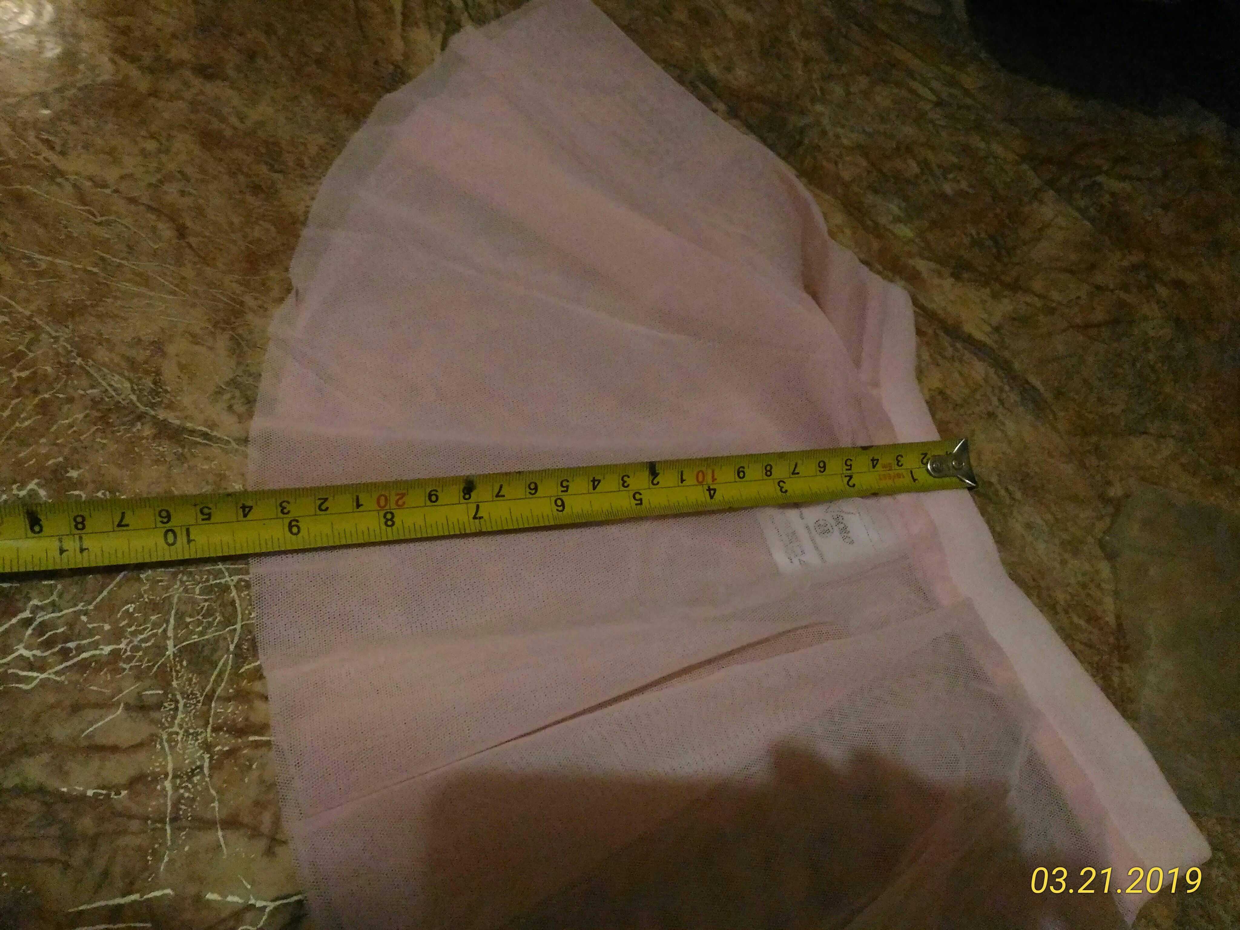 Фотография покупателя товара Юбка для гимнастики, размер 28, цвет розовый - Фото 1