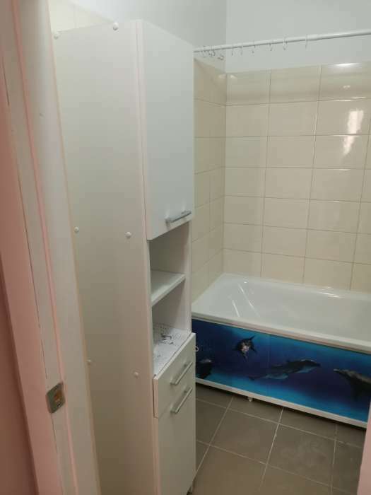Фотография покупателя товара Пенал для ванной комнаты, белый, 33 х 33 х 185 см - Фото 17
