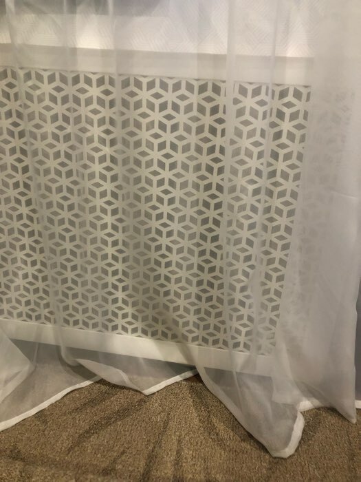 Фотография покупателя товара Экран для радиатора Илона белый , 90х60 см - Фото 1