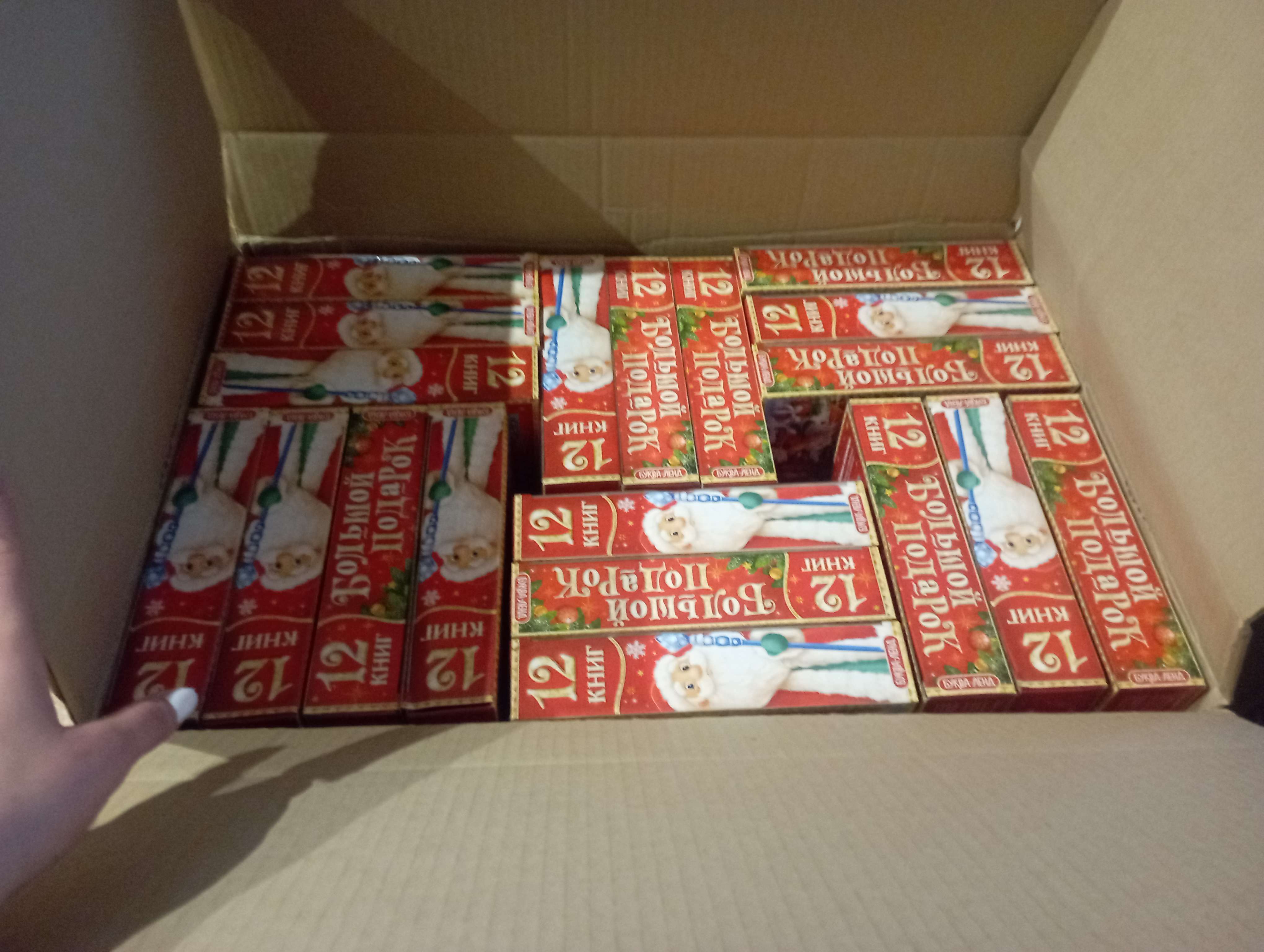 Фотография покупателя товара Новогодний набор 2022 «Буква-Ленд», 12 книг в подарочной коробке - Фото 47