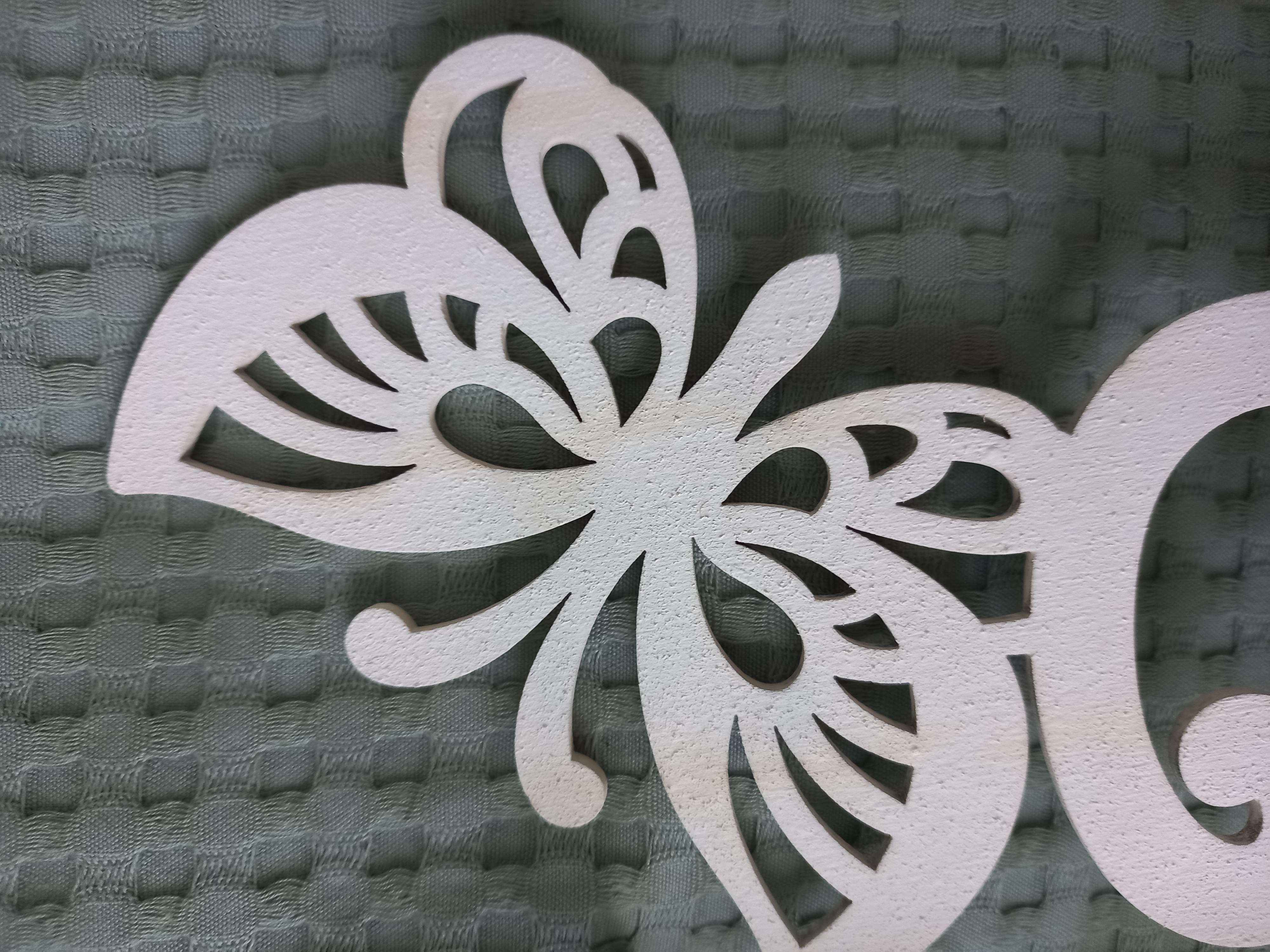 Фотография покупателя товара Кашпо деревянное 13.5×13×26.5 см с 1 колбой "Бабочки", белый Дарим Красиво - Фото 8