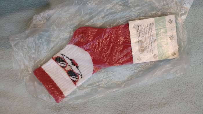 Фотография покупателя товара Носки детские новогодние KAFTAN "Cool Santa" р-р 18-20, красный - Фото 1