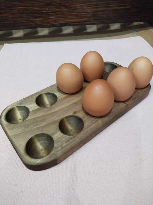 Фотография покупателя товара Подставка для яиц Adelica, 10 отделений, 12×25×1,8 см, массив берёзы - Фото 26