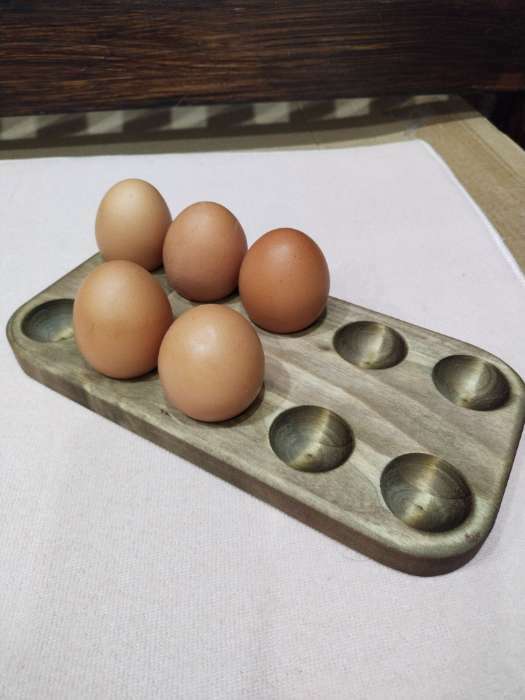 Фотография покупателя товара Подставка для яиц Adelica, 10 отделений, 12×25×1,8 см, массив берёзы - Фото 28