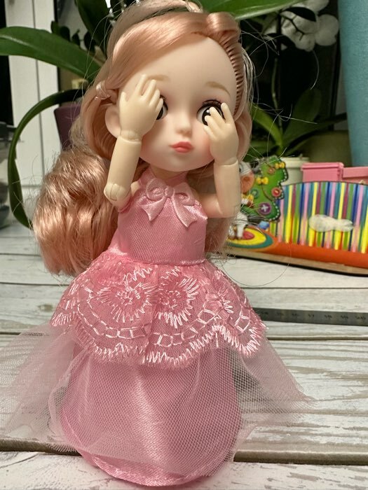 Фотография покупателя товара Кукла модная «Эльза» в платье, МИКС - Фото 2