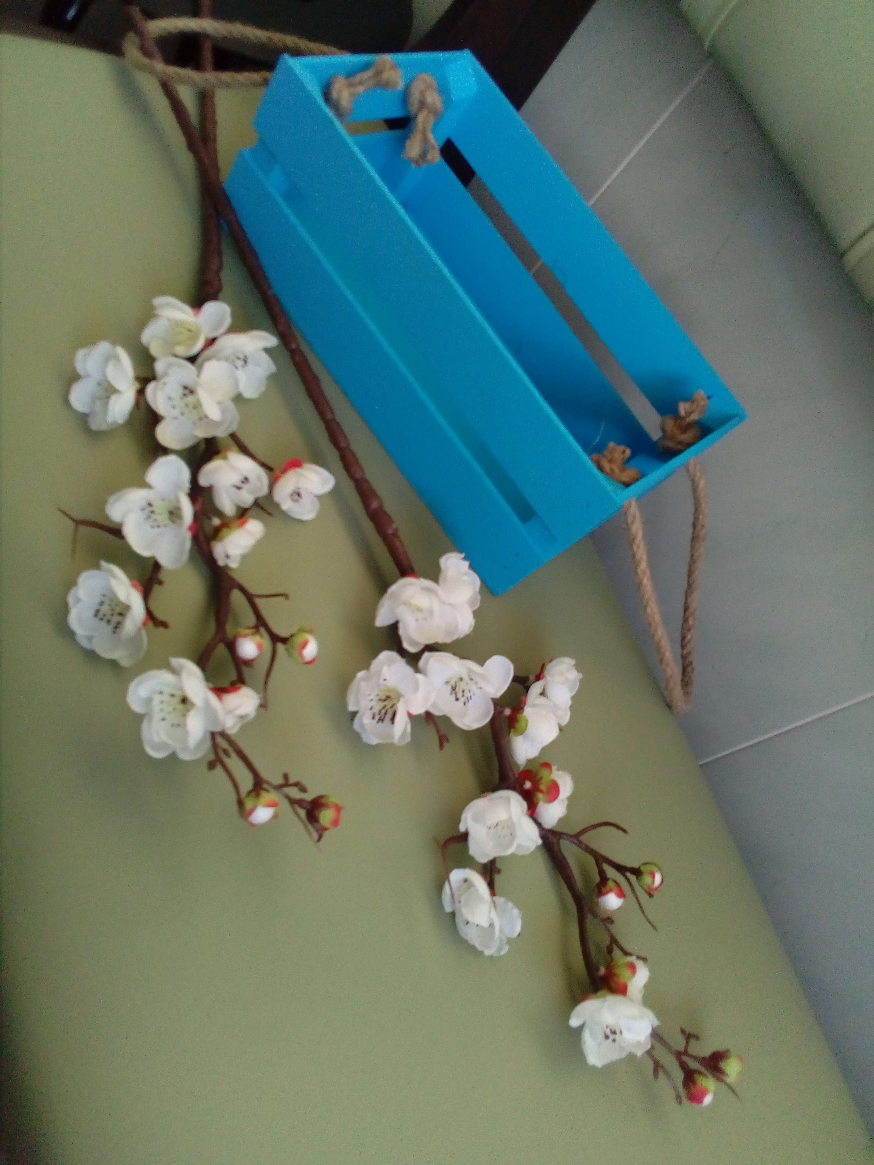 Фотография покупателя товара Цветы искусственные "Ветка сакуры" 3х60 см, красный - Фото 15