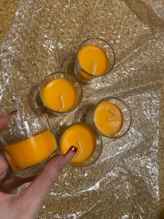 Фотография покупателя товара Свеча ароматическая в стакане АЛАНИЯ "Сочное манго", 5,5 см - Фото 15
