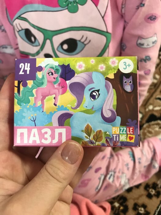 Фотография покупателя товара Пазл «Сказочные пони», 24 элемента - Фото 1