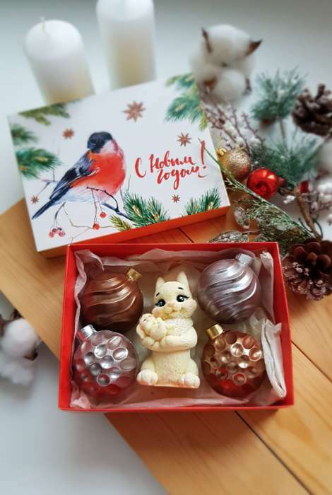 Фотография покупателя товара Коробка сборная крышка-дно без окна, "Ёлочные игрушки", 16,5 х 12,5 х 5,2 см - Фото 4