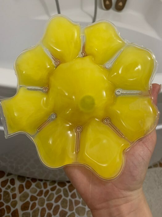 Фотография покупателя товара Грелка солевая медицинская физиотерапевтическая «Солнце», цвет жёлтый - Фото 2