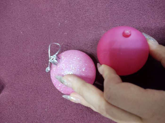 Фотография покупателя товара Набор шаров пластик d-6 см, 6 шт "Неон" розовый
