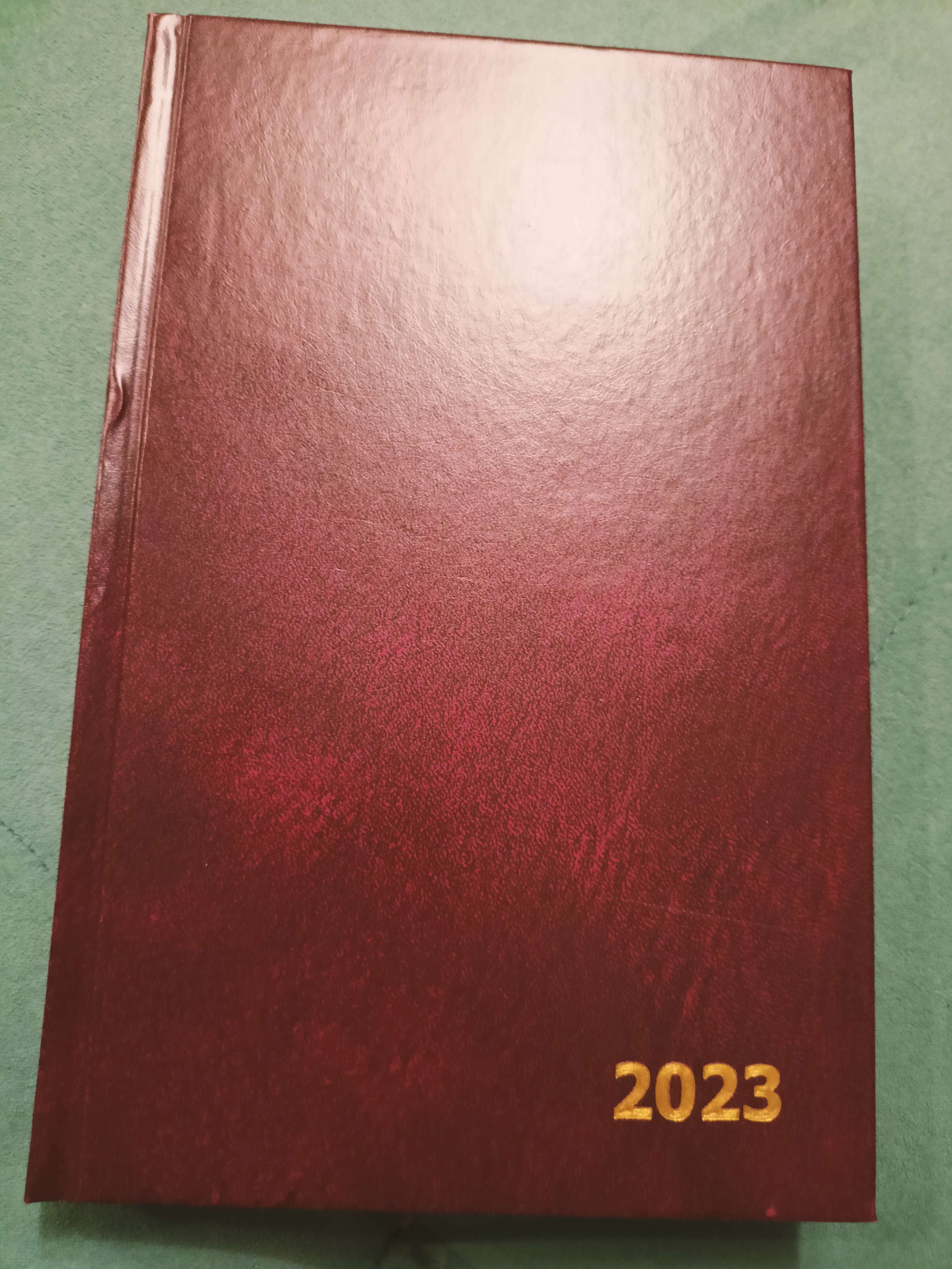 Фотография покупателя товара Ежедневник датированный 2024 года А5 168 листов, бумвинил, Бордо - Фото 4